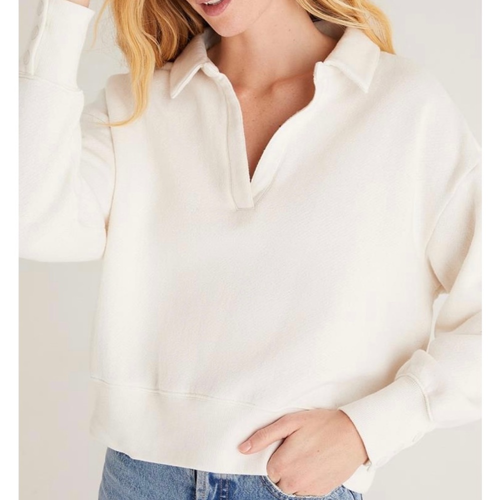 NWT Z Supply Maeve Collar Henley top